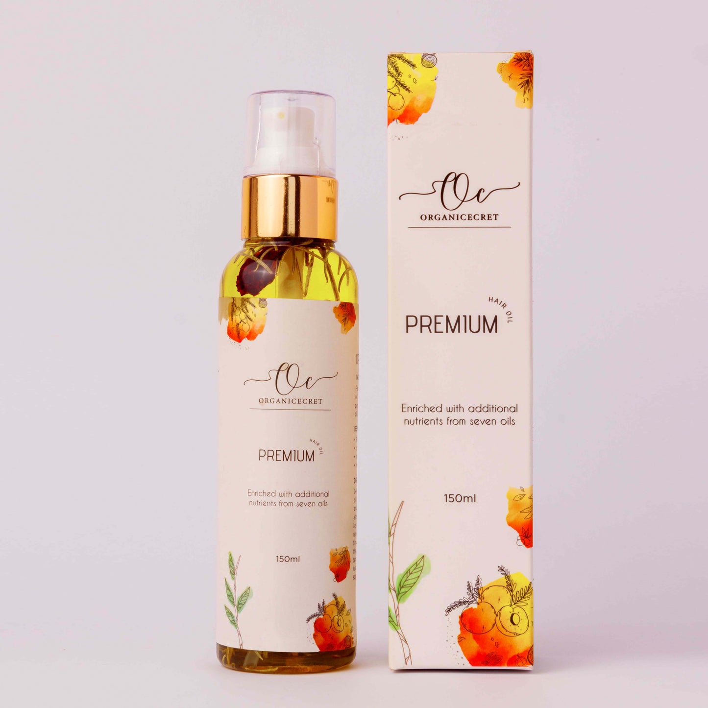 Organic Cecret Premium Hair Oil promoting hair growth and reducing breakage with its nutrient-rich formula.