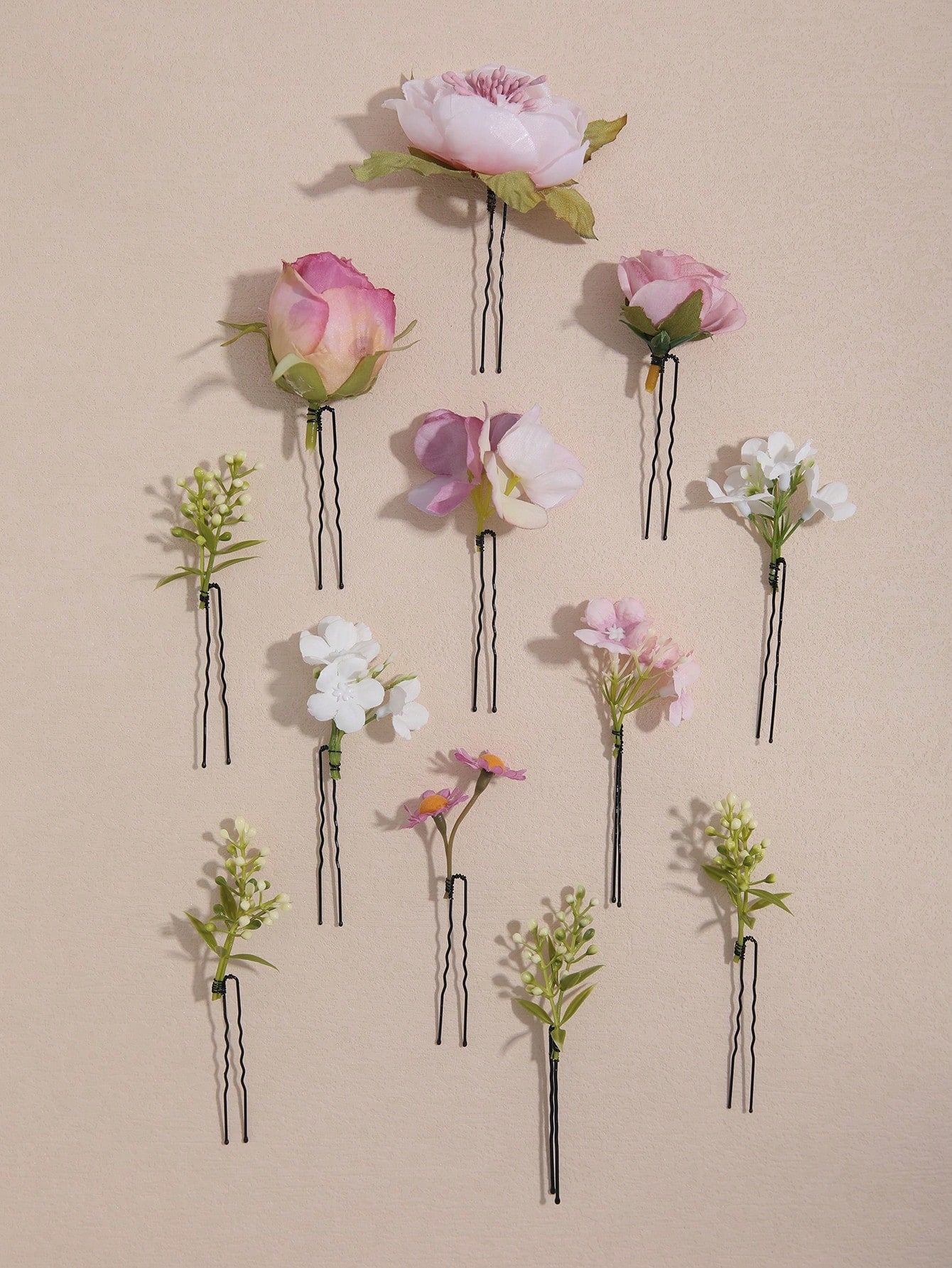 12pcs Minimalist Hair Clips Set