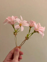 2pcs Floral U-Shaped Hair Clips