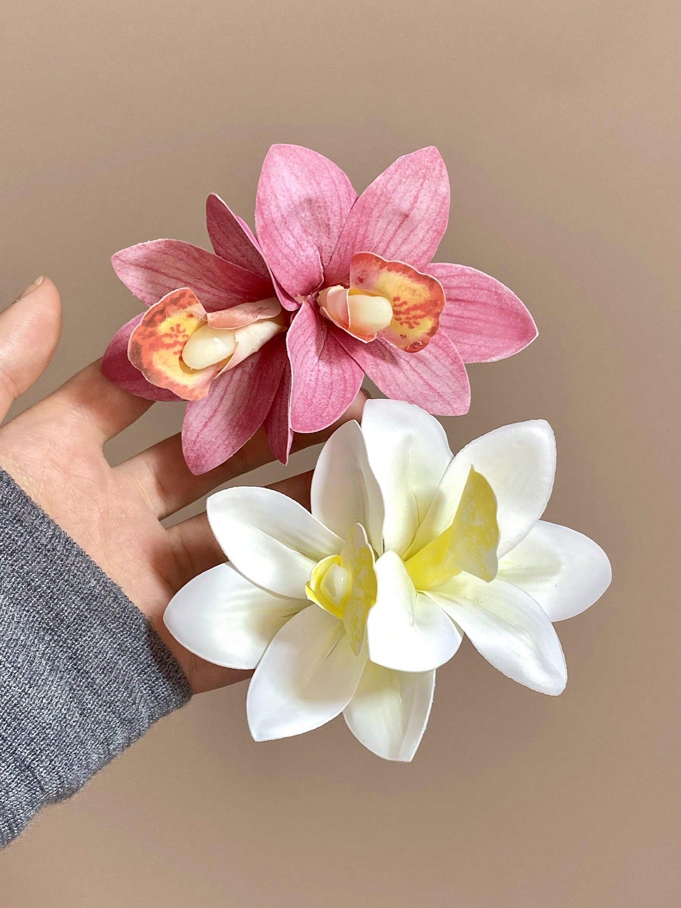 4pc Flower Hair Clip Set