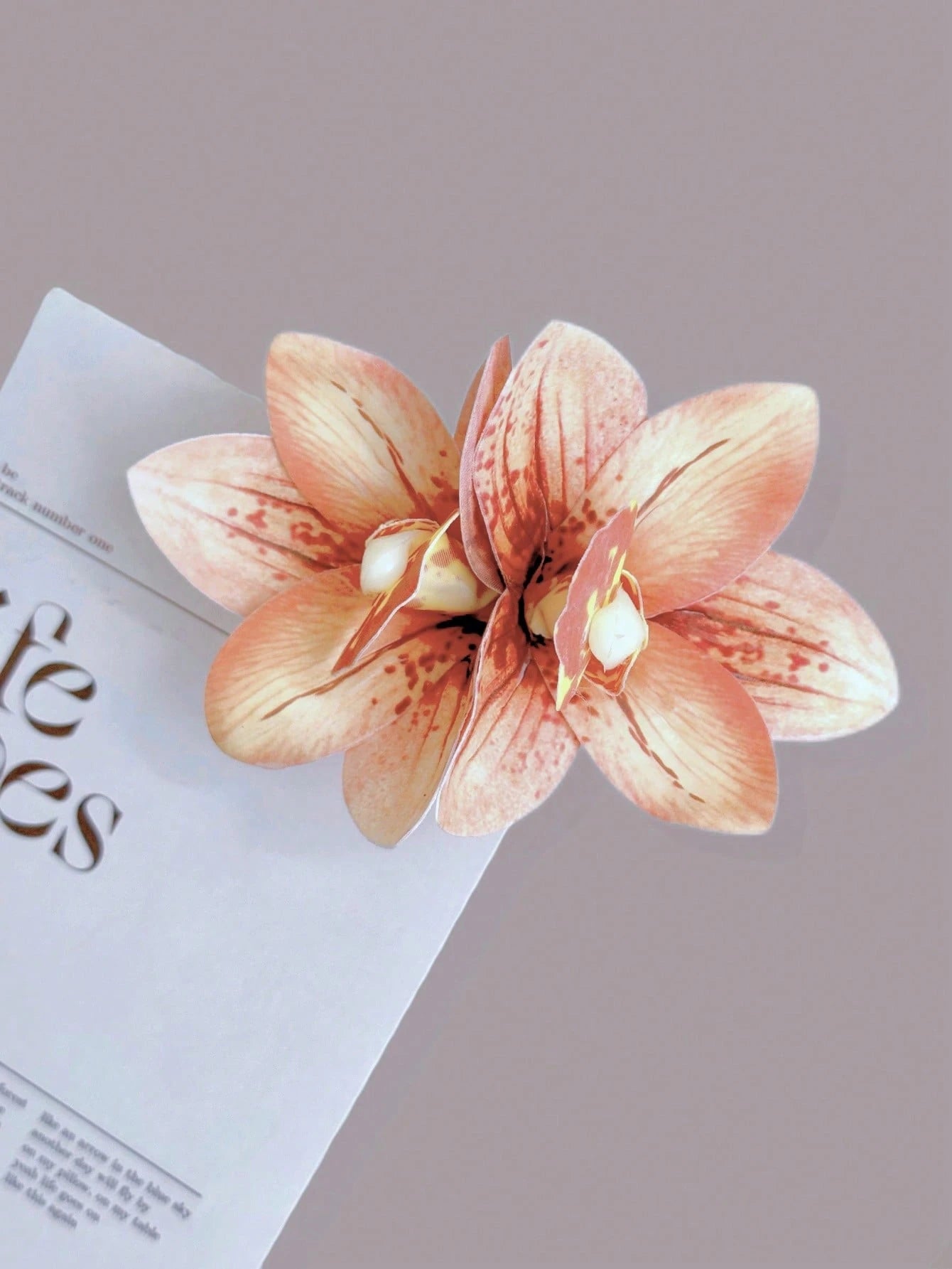 4pc Flower Hair Clip Set