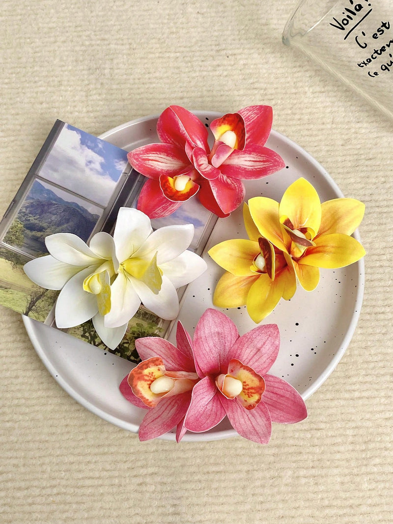 4pc Flower Hair Clip Set
