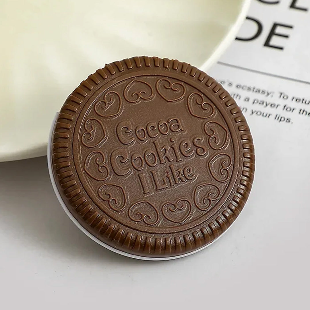 Chocolate Biscuit Folding Mirror with Combs