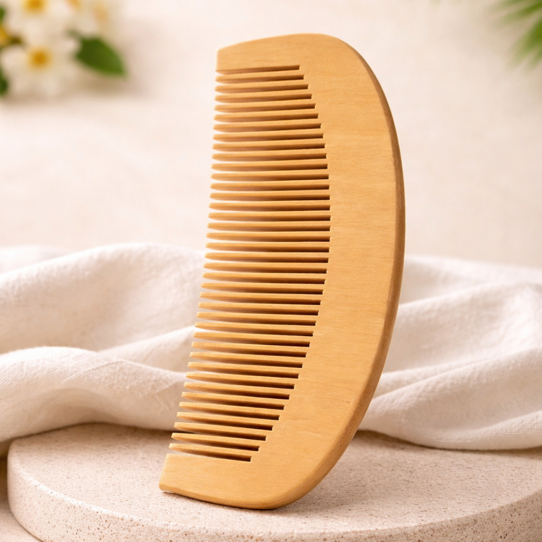 Wooden Hair Comb – Anti-Breakage