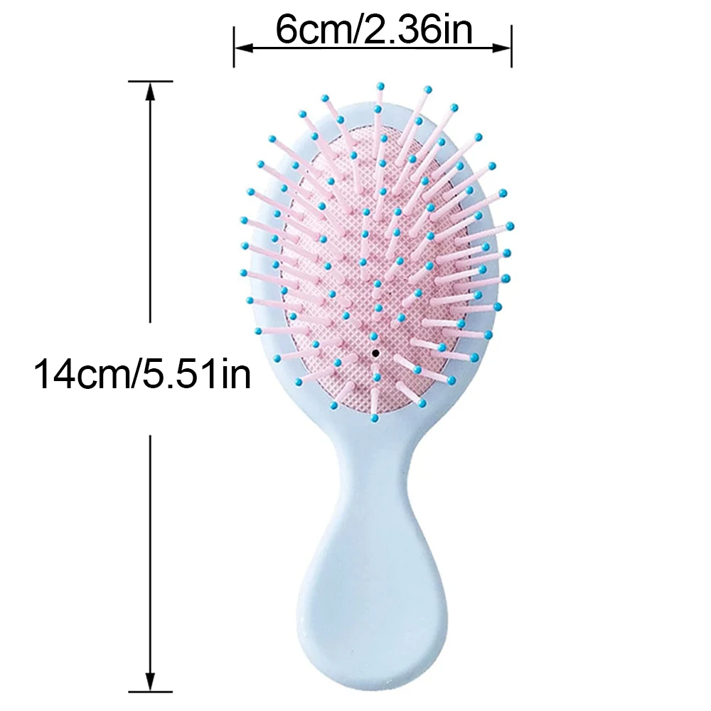 Compact and travel-friendly Mini Detangler Hair Brush by Organic Cecret, designed to glide through knots smoothly without breakage.