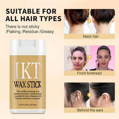 Small Hair Wax & Comb - 4pcs Set