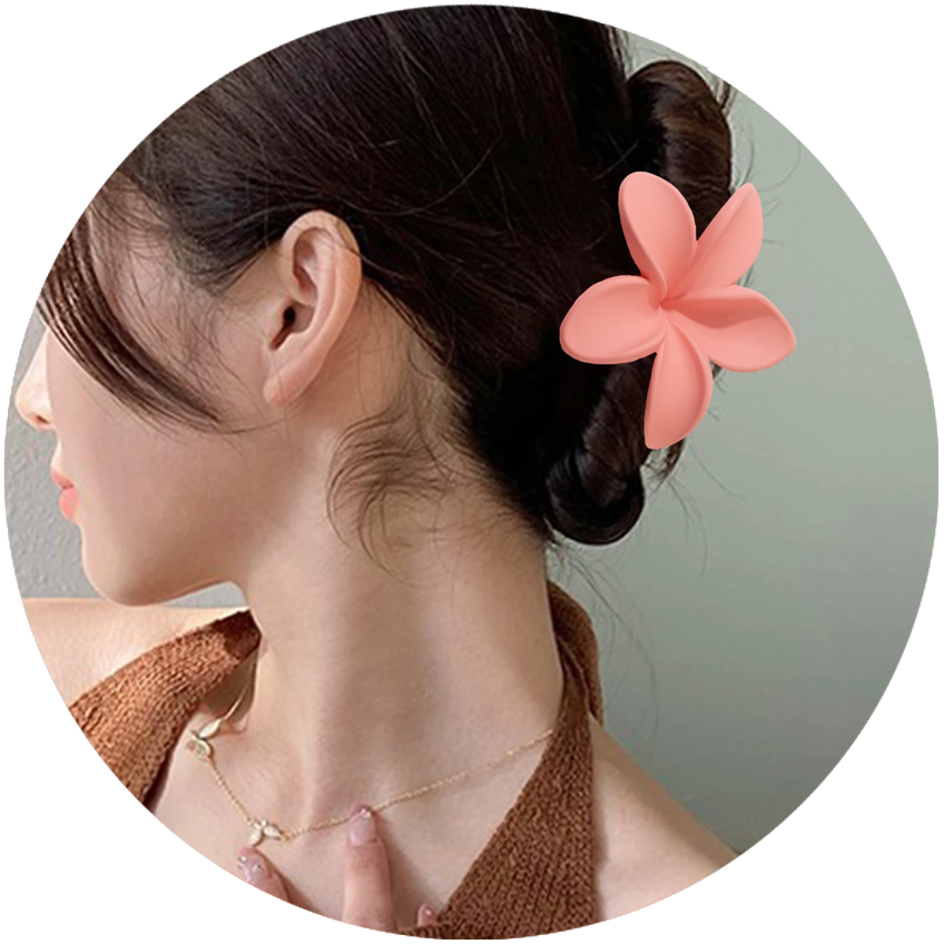 Stylish Floral Hair Claw for a Secure Grip & Effortless Hairstyles – Perfect for All Hair Types | Organic Cecret