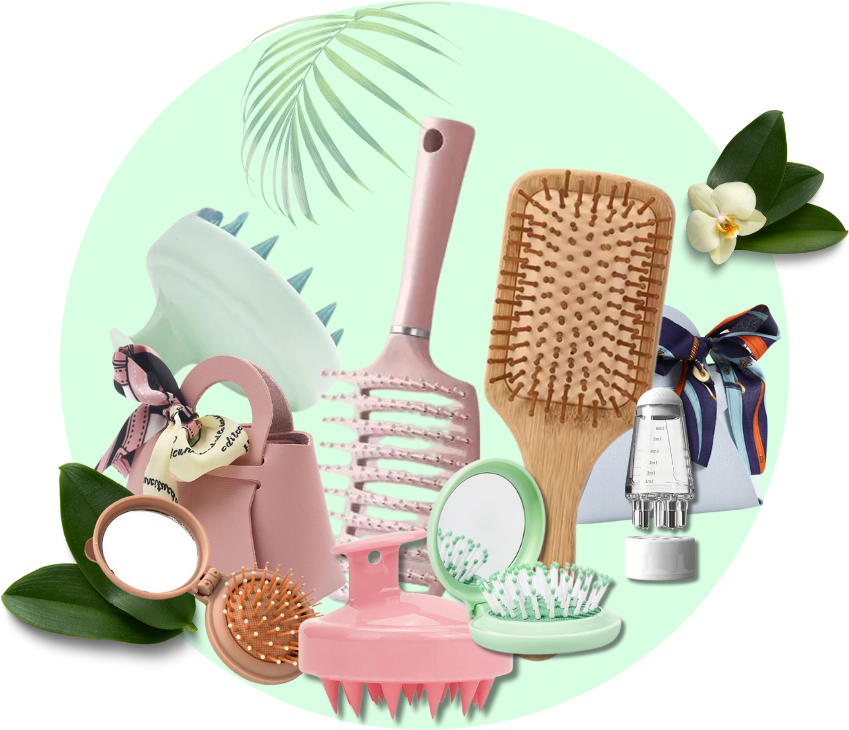 Complete your hair care routine with our carefully curated selection of hair accessories. Our range combines style and functionality to help you achieve the perfect look, while also taking care of your hair. Whether you're looking for everyday essentials or special occasion pieces, we have something for everyone.