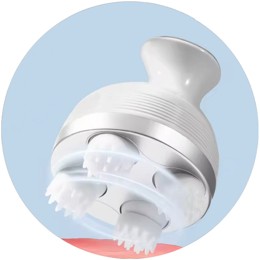 Rechargeable Electric Scalp Massager for Hair Growth, Deep Relaxation & Blood Circulation – Organic Cecret Hair Care Tool