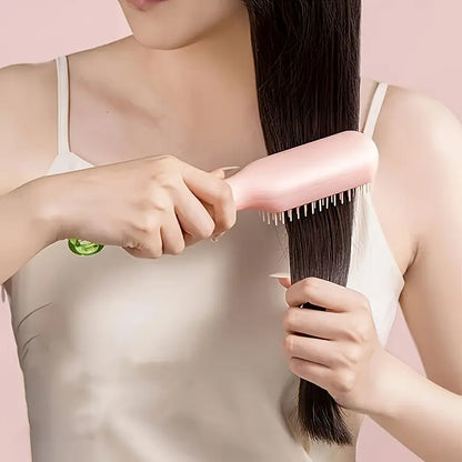 Self-Cleaning Anti-Static Hairbrush – Organic Cecret