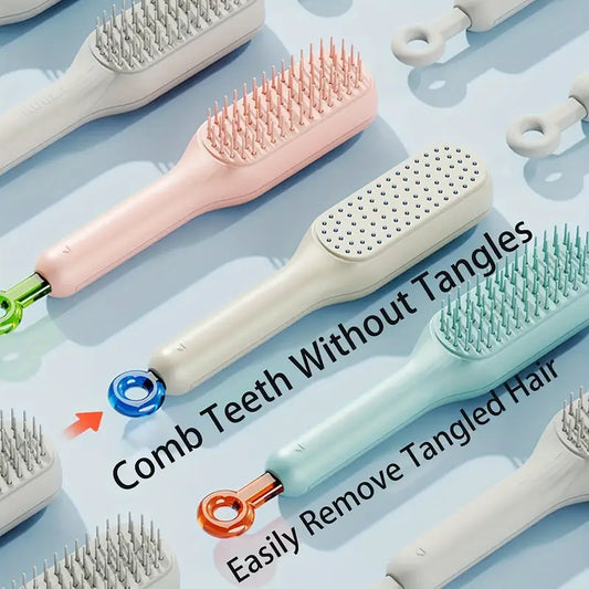 Self-Cleaning Anti-Static Hairbrush – Organic Cecret